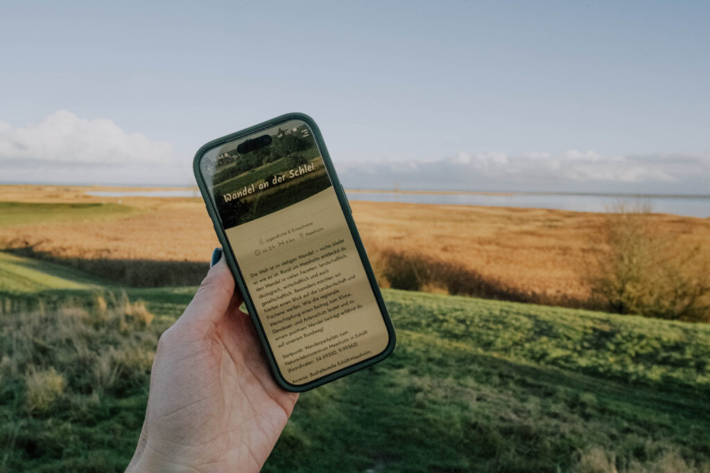 themenpfad handy an der schlei